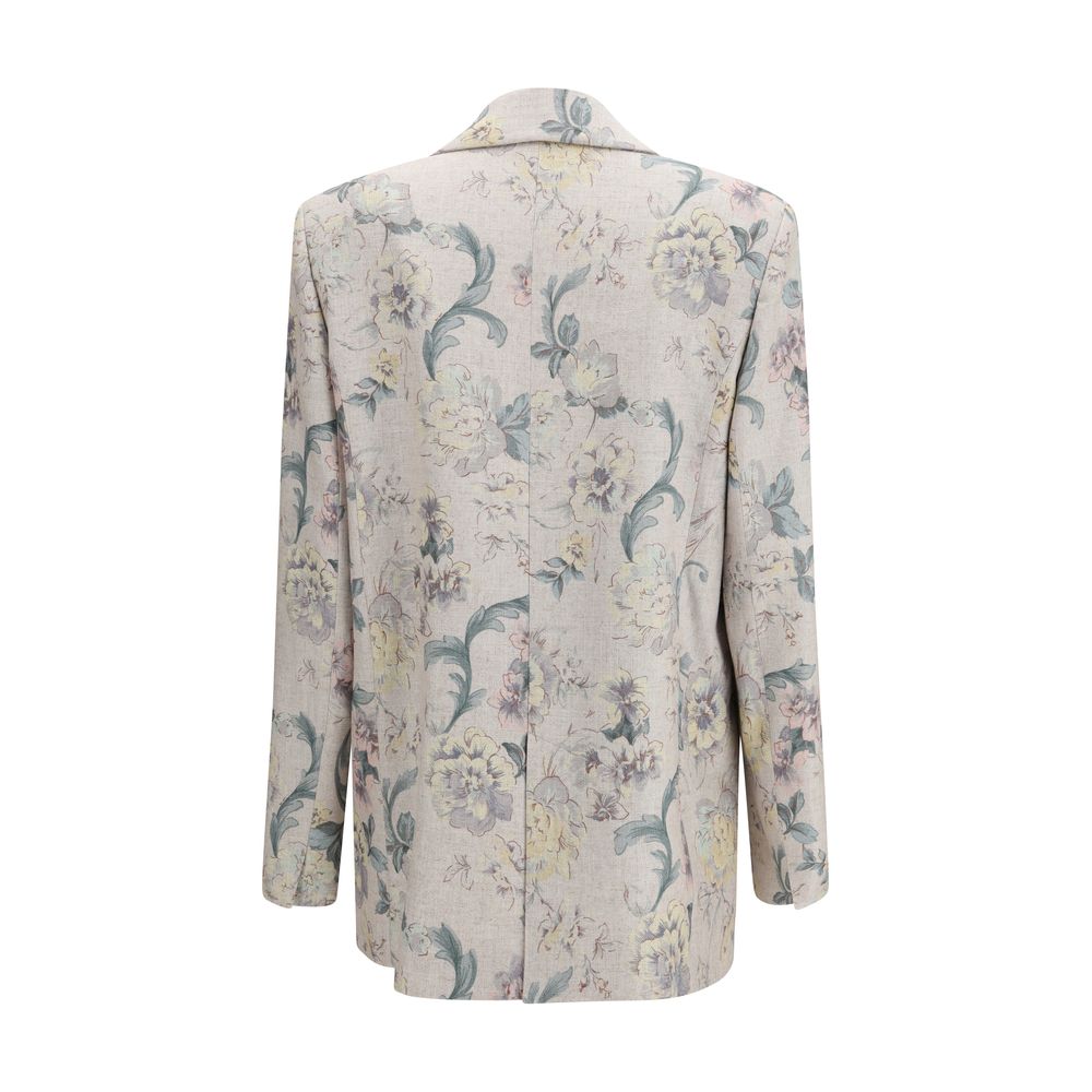 Forte_Forte Multicolor Viscose Jackets And Coat