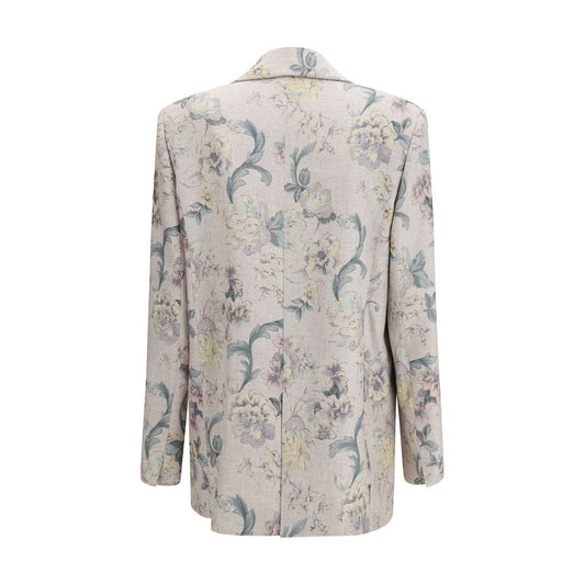 Forte_Forte Multicolor Viscose Jackets And Coat