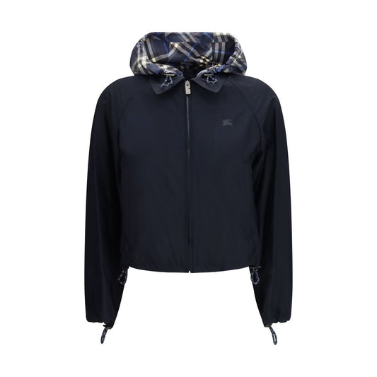 Burberry Blue Polyamide Full-Length Jacket