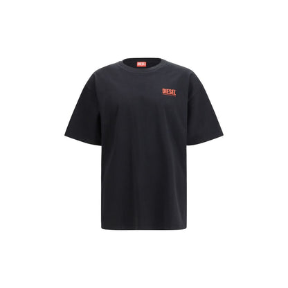 Diesel Black Cotton T-Shirt
