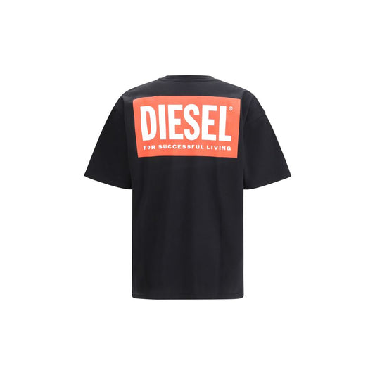 Diesel Black Cotton T-Shirt
