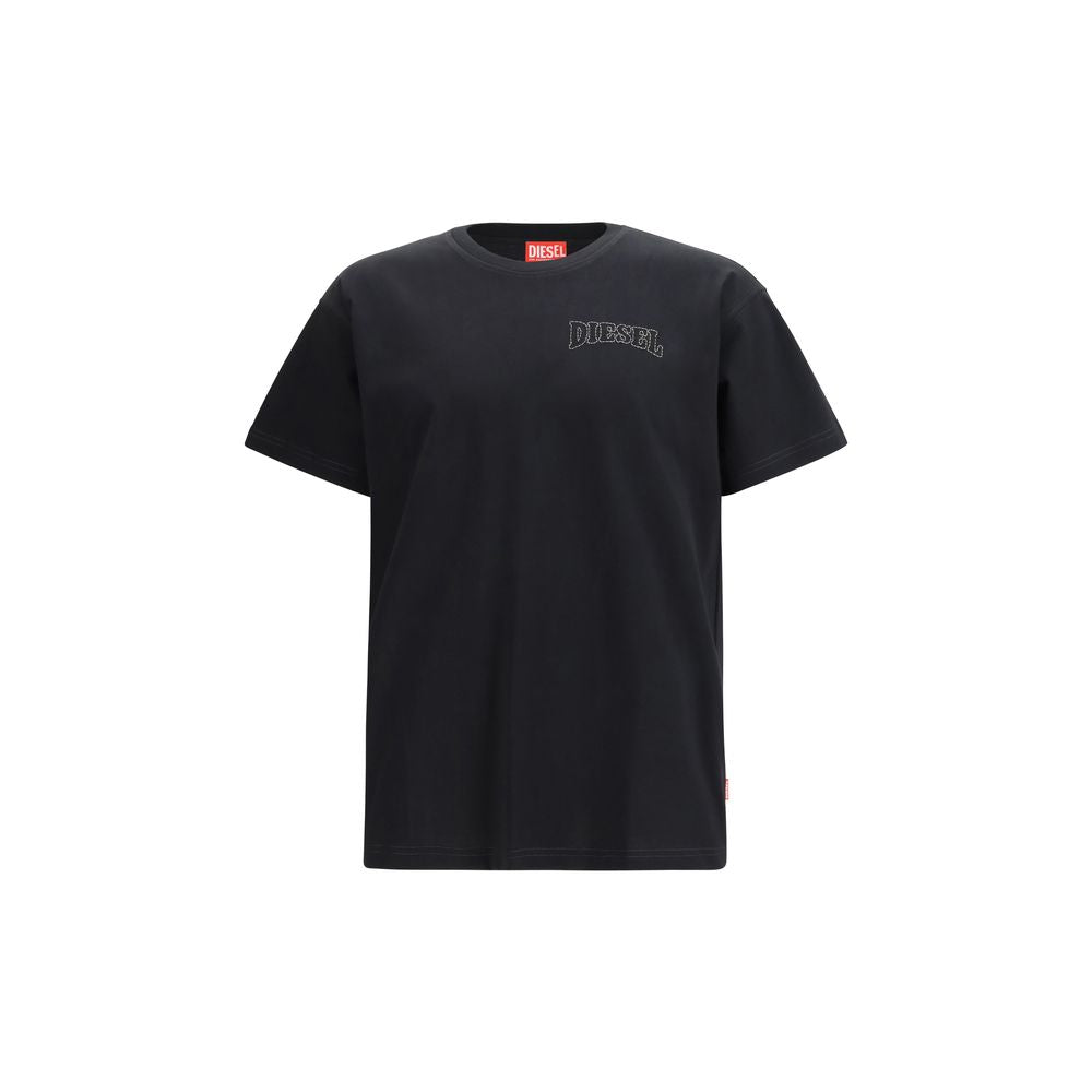 Diesel Black Cotton T-Shirt
