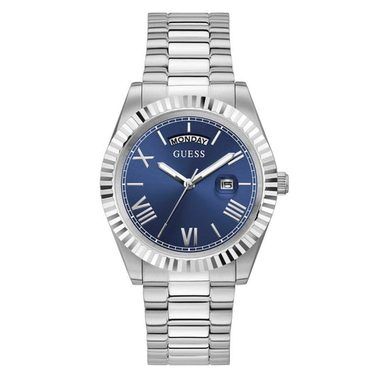 Guess Gray Stainless Steel Dress Watch