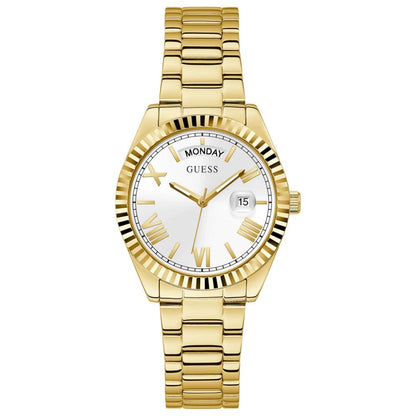 Guess Gold Stainless Steel Dress Watch