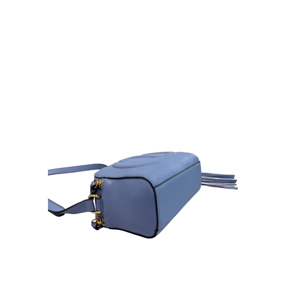 Twinset Blue PU Women Crossbody