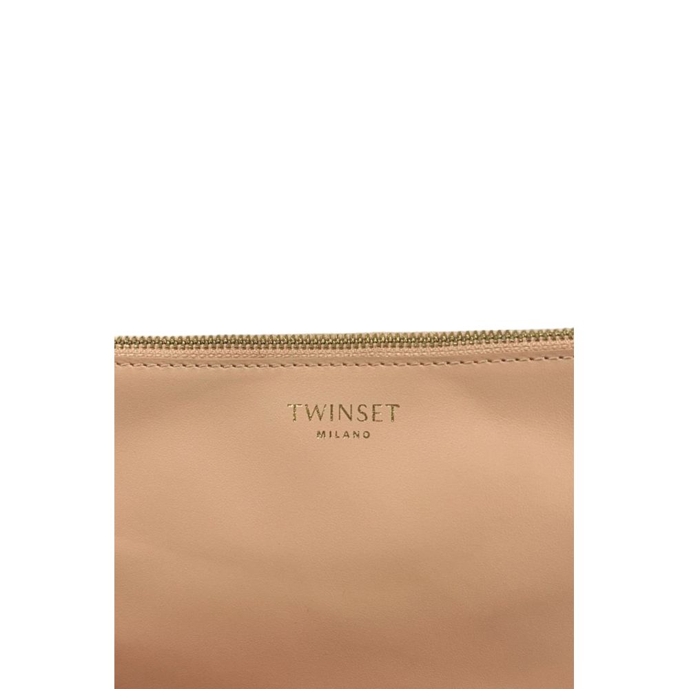 Twinset Pink Polyurethane Women Clutch