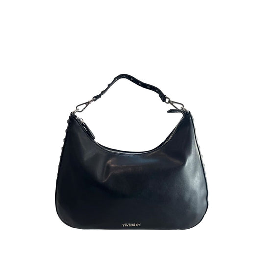 Twinset Black PU Women Shoulder Bag