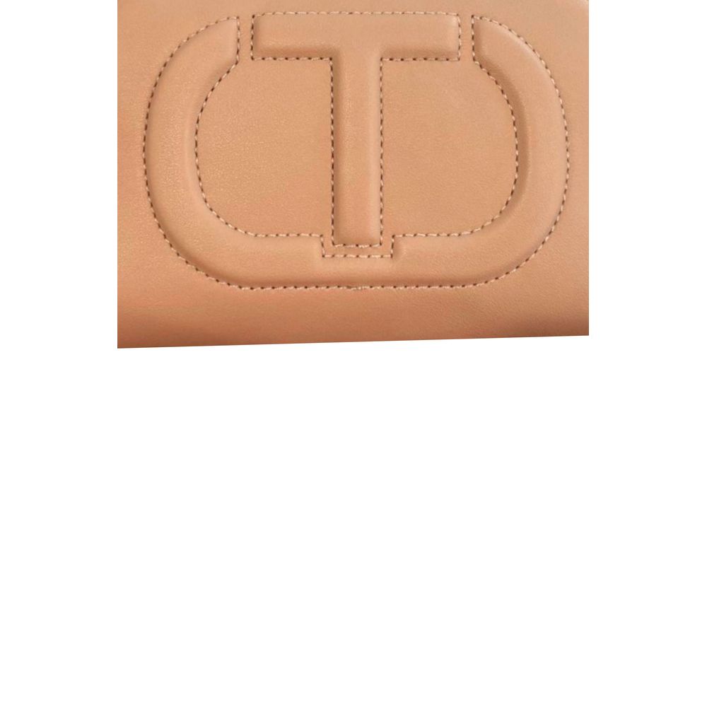 Twinset Pink Faux Leather Women Crossbody