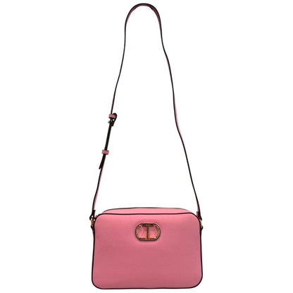 Twinset Pink PU Women Crossbody Bag