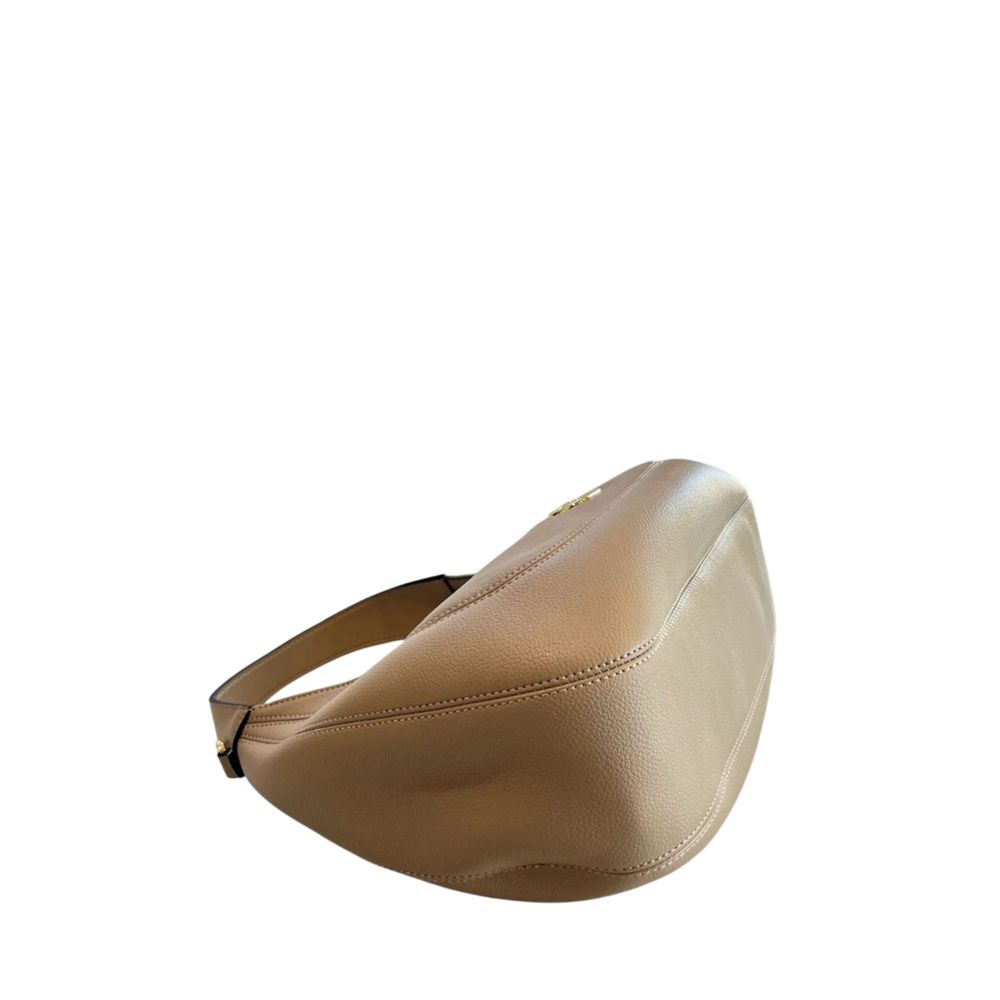 Twinset Beige PU Women Shoulder Bag