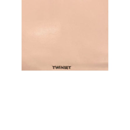 Twinset Pink PU Women Shoulder Bag