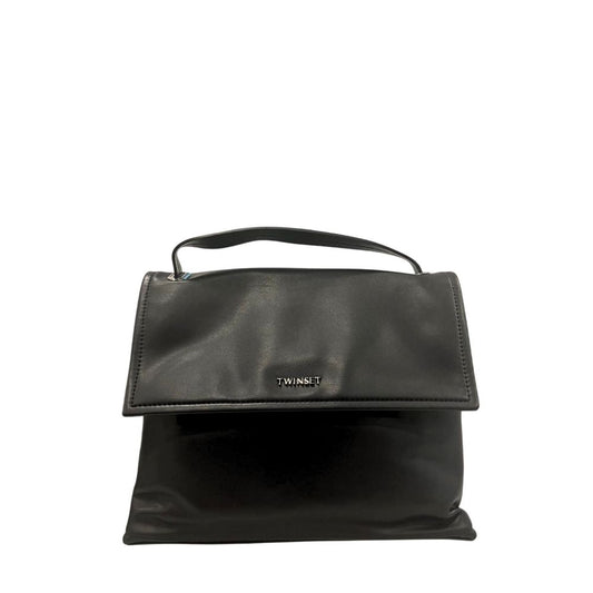 Twinset Black PU Women Handbag
