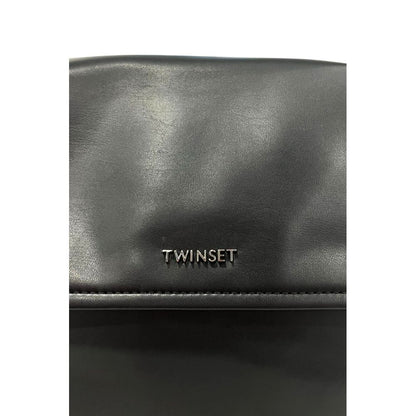 Twinset Black PU Women Handbag