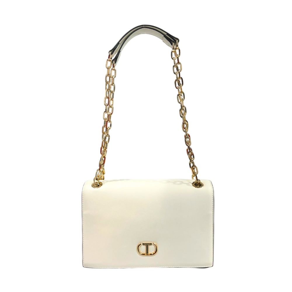 Twinset White PU Women Crossbody
