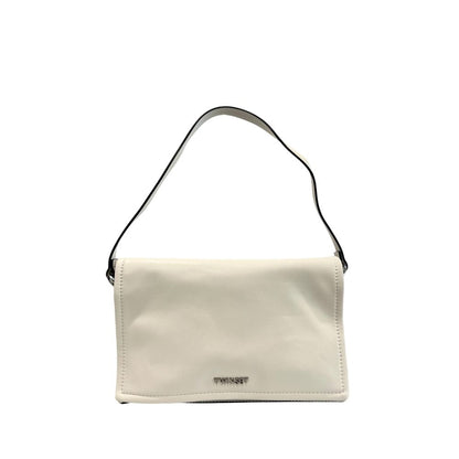 Twinset White PU Women Shoulder Bag