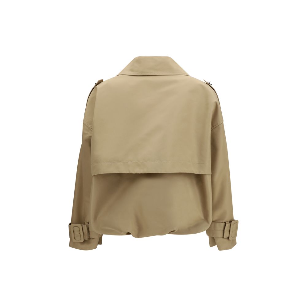 PINKO Beige Cotton Trench Coat