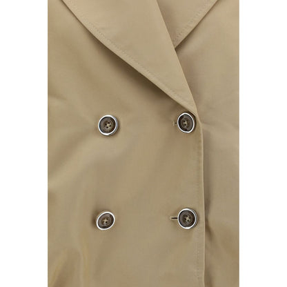 PINKO Beige Cotton Trench Coat