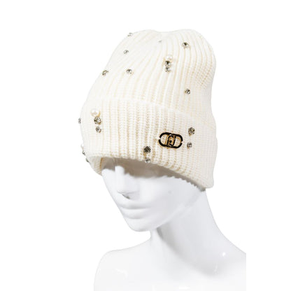 Liu Jo White Polyacrylic Cap (Baseball Hat)