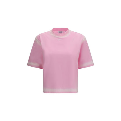 Off-White Multicolor Cotton T-Shirt