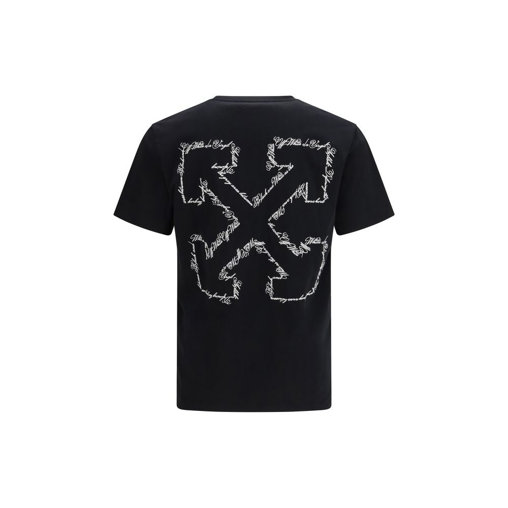 Off-White Black Cotton T-Shirt