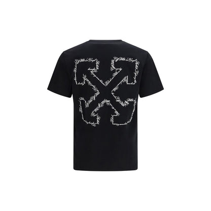 Off-White Black Cotton T-Shirt