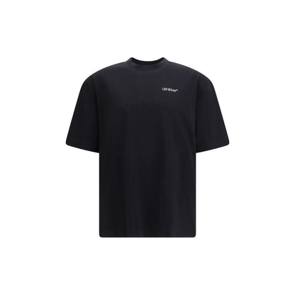 Off-White Black Cotton T-Shirt
