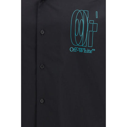 Off-White Black Cotton Shortsleeve Shirt