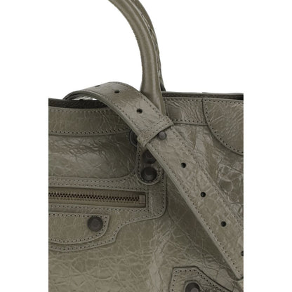 Balenciaga Gray Lamb Ovis Aries Aries Shoulder Bag