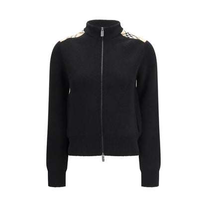 Burberry Black Wool Cardigan