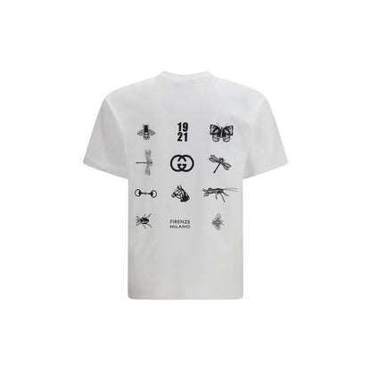 Gucci White Cotton T-Shirt