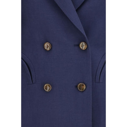 Blazé Milano Blue Linen Blazer