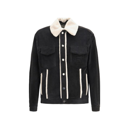 Fendi Brown Cotton Denim Jacket