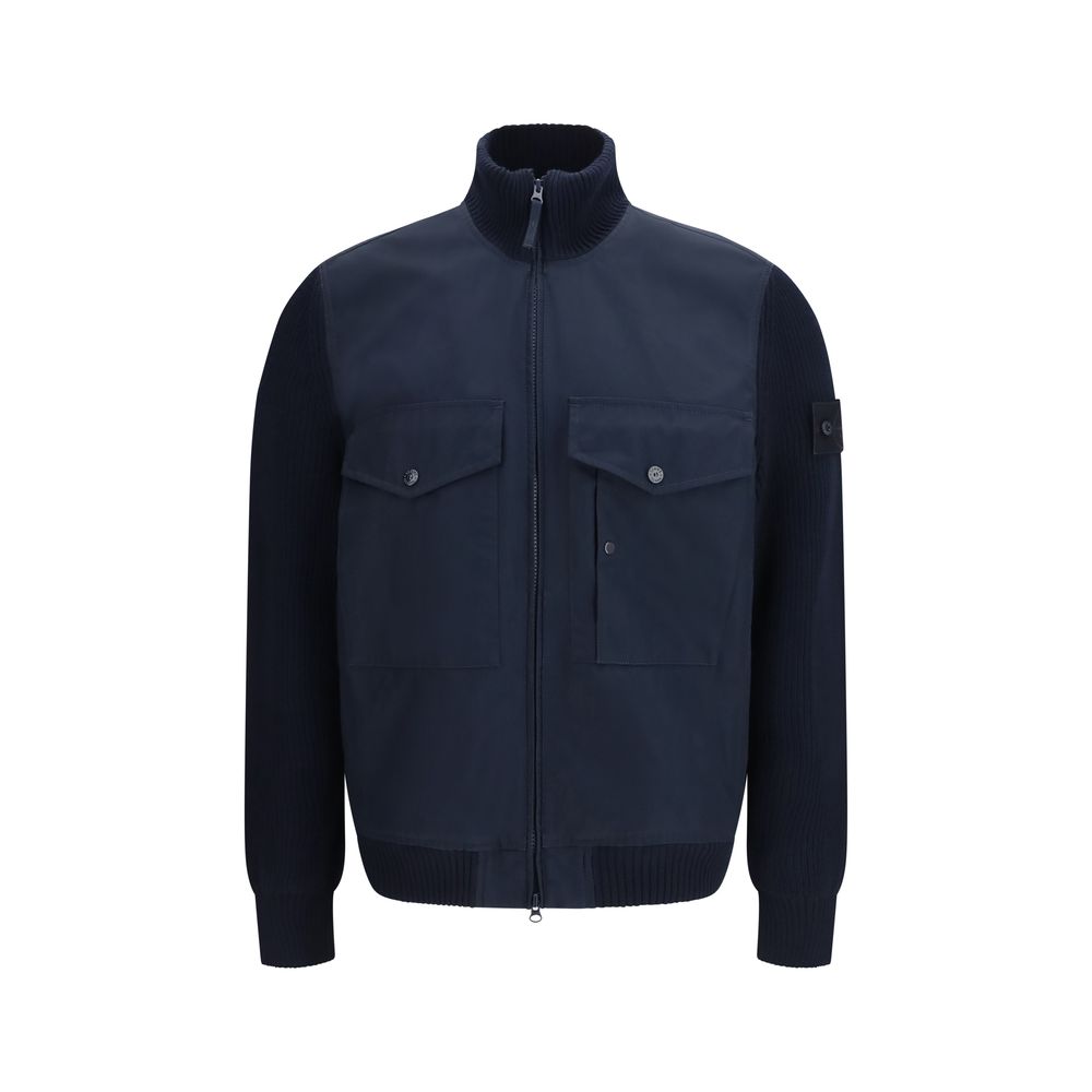 Stone Island Blue Cotton Clothing