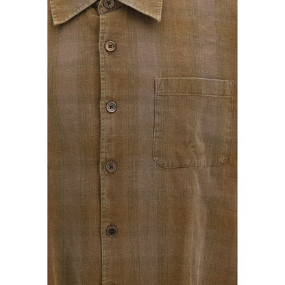 Our Legacy Brown Cotton Pattern Shirt