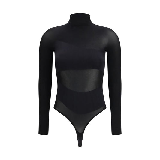 Wolford Black Polyamide Bodysuit