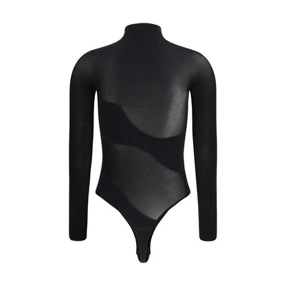Wolford Black Polyamide Bodysuit