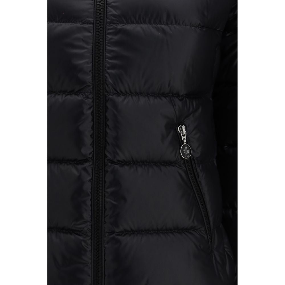 Moncler Black Polyamide Coat