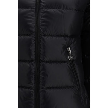 Moncler Black Polyamide Coat