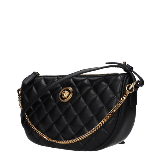 Versace Black Leather Handbag