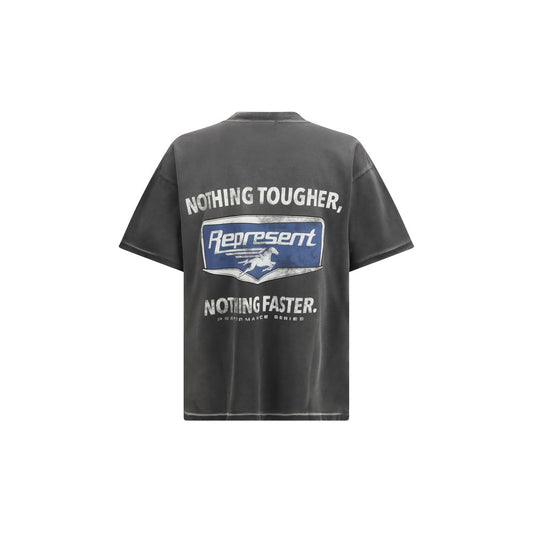 Represent Black Cotton T-Shirt