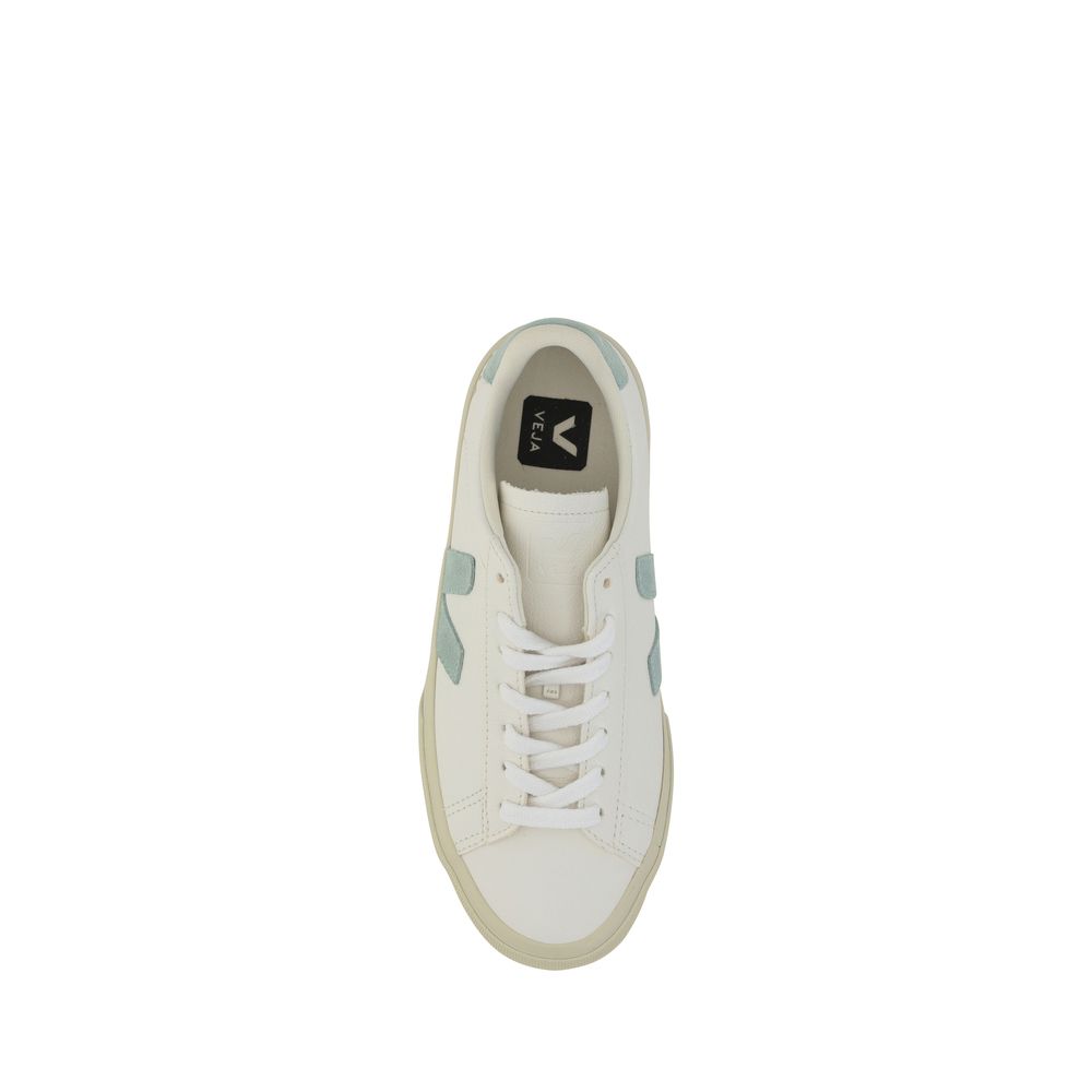Veja White Rubber Low Top Sneakers