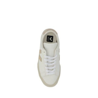 Veja White Calf Leather Bos Taurus Sneakers