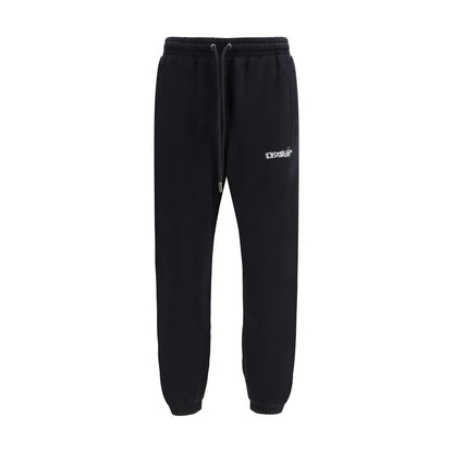 Off-White Black Cotton Joggers (Workout Pants)
