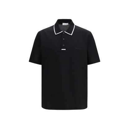 Ferragamo Black Cotton Polo Shirt