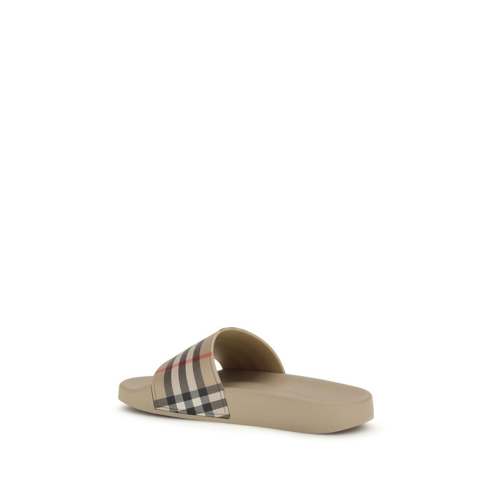 Burberry Beige Rubber Sandals