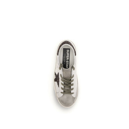 Golden Goose White Calf Leather Bos Taurus Sneakers