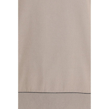 Brioni Beige Cotton Polo Shirt