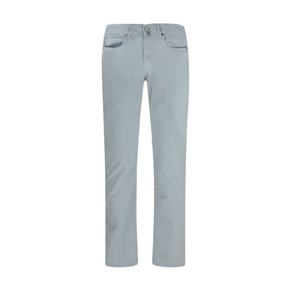 Jacob Cohen Blue Cotton Pants