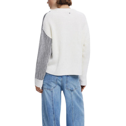 Desigual Cream Cotton Sweatshirt