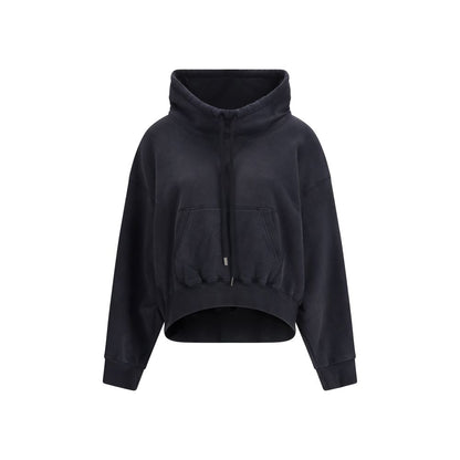 R13 Black Cotton Sweatshirt